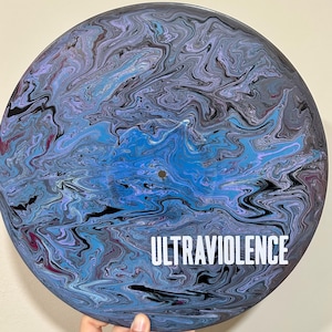 Lana Del Rey Fan Art | Repurposed Painted Vinyl Record Album Wall Decor | Lana Del Rey Ultraviolence Gift