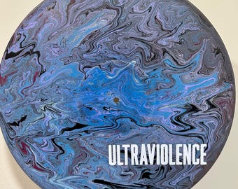 Lana Del Rey Ultraviolence Painted Vinyl Record Art
