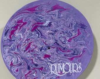 Fleetwood Mac Rumours Painted Vinyl Record Art
