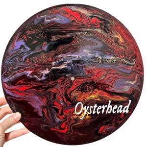 Oysterhead Fan Gift | Painted Vinyl Record Wall Art