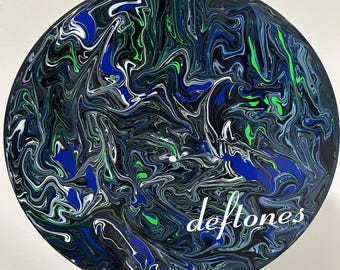 Arte pintado en discos de vinilo de Deftones