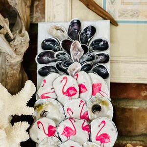 Oyster & Mussel Shell Pineapple on Reclaimed Barn wood