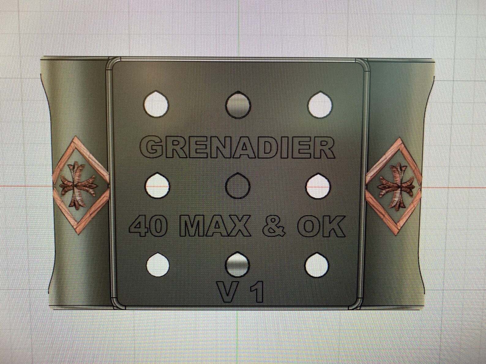 Grenadier 40MM Grenade Shell Holder. Airsoft Nerf Green Gas - Etsy