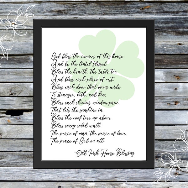 Irish Blessings Printable Etsy - Il 600x600.3733741363 Gccv