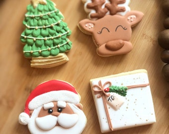 Santa Holiday Sugar Cookies