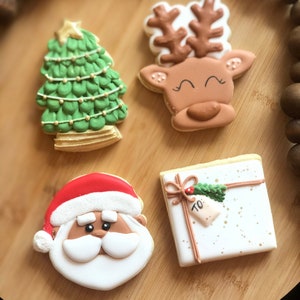 Santa Holiday Sugar Cookies