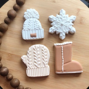 Winter Themed Sugar Cookies