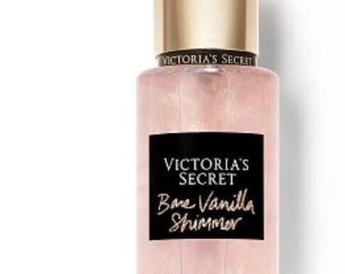 Victorias Secret Perfume Body Mist Bare Vanilla SHIMMER250ml With