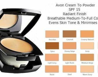 Avon True Colour Flawless Cream to Powder Foundation- various shades