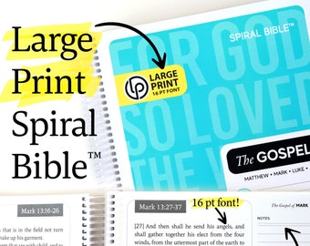 Spiral Bible™ - KJV - Large Print - The Gospels