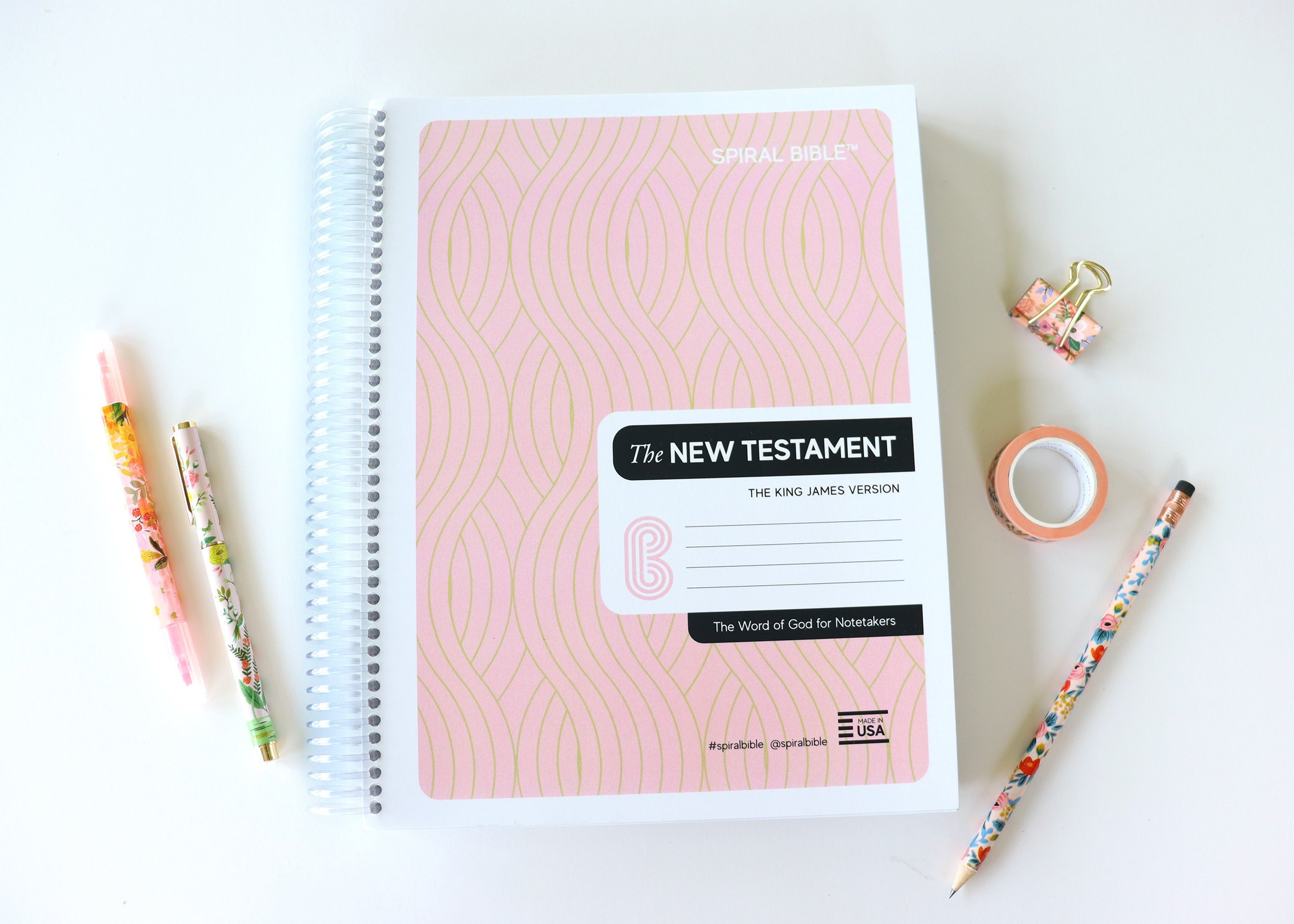 Stream {pdf} ⚡ Illustrating Bible NIV Pink (Spriral Bound Journaling Bible)  Spiral-bound – June 3, 20 by Galvapomponio