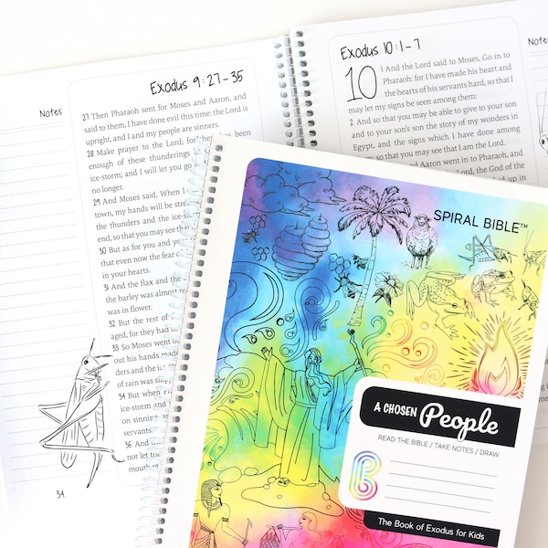 Spiral Bound Bible Etsy