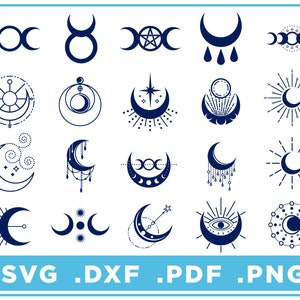 Free Moon SVG, PNG Icon, Symbol. Download Image.