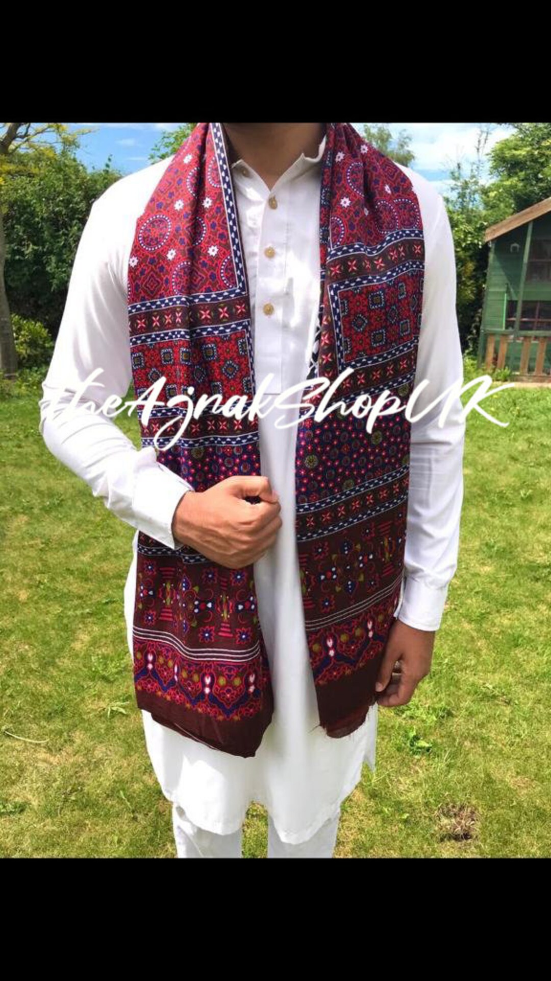 ajrak shawl price
