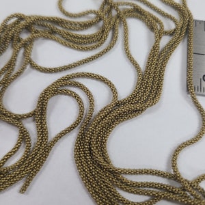 Raw Brass Rounded Box Chain 67020