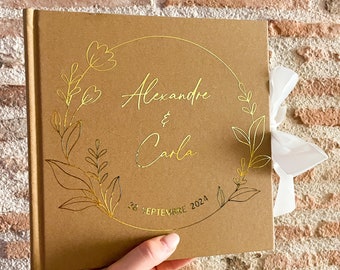 Livre d'or mariage personnalisé