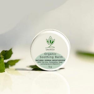 Herbal Balm - Moisture-Restore Care for Dry & Weathered Skin -Alcohol-Free - Paraben-Free