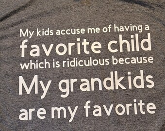 Favorite Grandkids Shirt