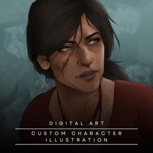 Charakter Kunst Illustration | 1/4 Körper Kommision | Digitales Gemälde ; Videospiel-Charakter ; Buchfigur ; Kunst Porträt; OC Digitale Kunst