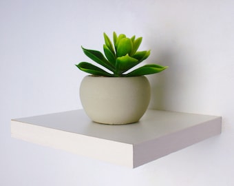 White Shelf, Custom Minimalist Shelf, Small Shelf, Plant Shelf, Floating Wall Mounted Shelf, Book Shelf, Kitchen Shelf, Nursery Shelf