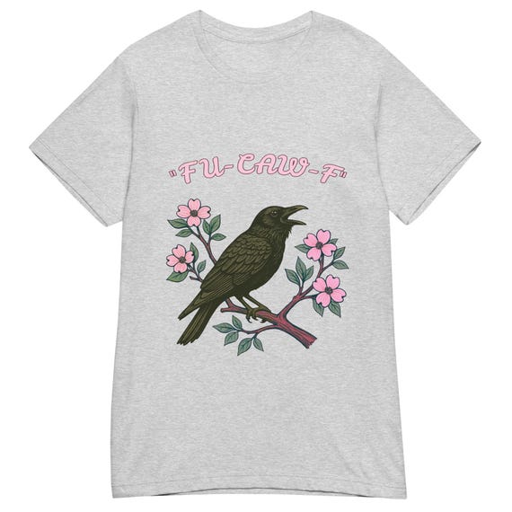 T-shirt Gothique Raven Rose Enchanteds - Motif Floral & Corbeau - Tailles S à 3XL - Neuf Avec étiquettes