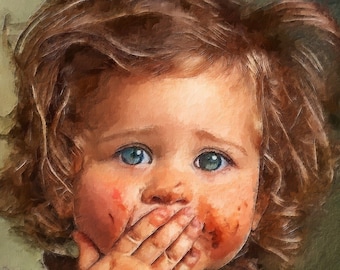 Retrato familiar, retrato de pareja, retrato de pintura al óleo de foto sobre lienzo, retrato digital, regalo de cumpleaños, pintura familiar lista para colgar