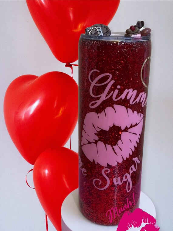 Pink Glitter Drink for Valentine's Day - Ever After in the Woods