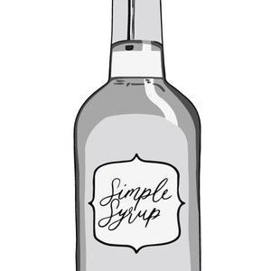 Digtal Drawing Simple Syrup ai png svg