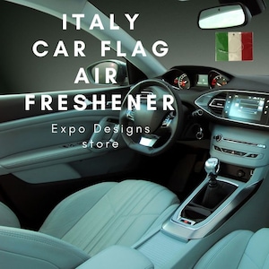 Italy Car Flag Air Freshener