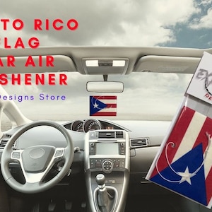 Puerto Rican Flag Car Air Freshener