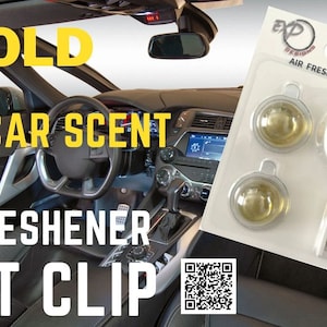 Car Vent Clip Air Freshener Golden New Car