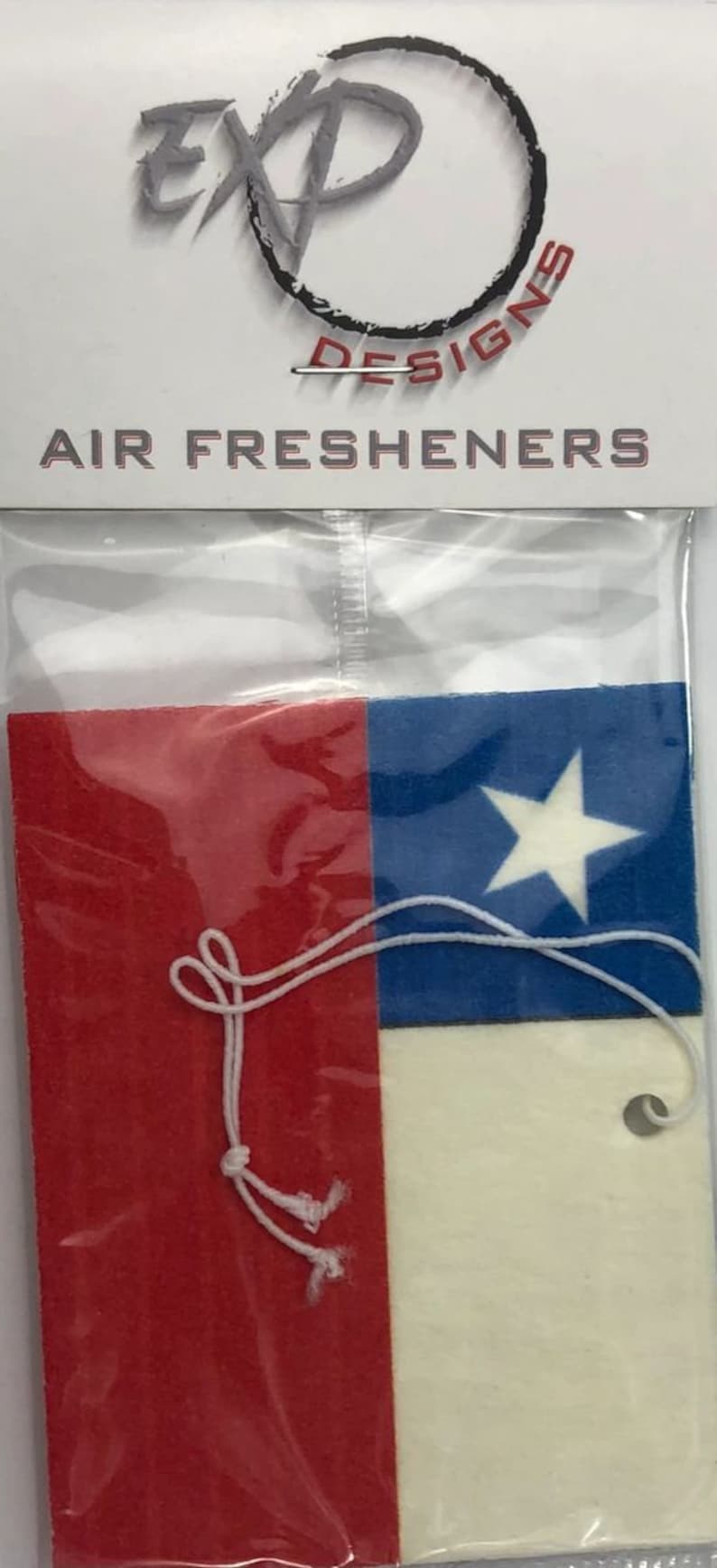 Chile Flag Car Air Freshener Etsy
