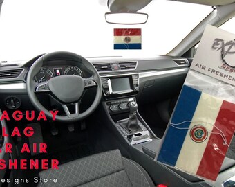 Paraguay Flag Car Air Freshener