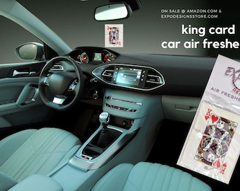 King of Hearts Card Car Air Freshener