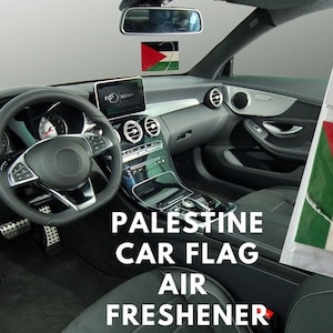 Palestine Flag Car Air Freshener