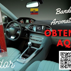 Ecuador Flag Car Air Freshener