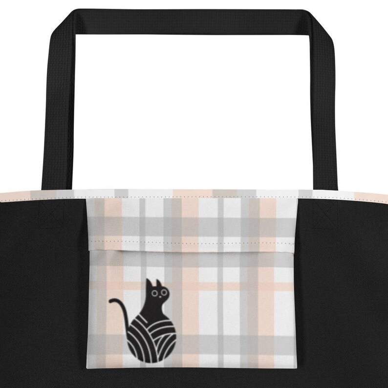 Ultimate Crochet Project Bag, Resting Stitch Face, Funny crochet gift, gift for crocheters, cat lovers, cat crochet, gift for mom