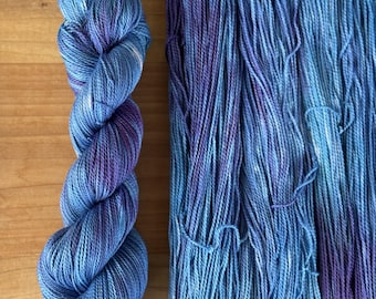 Bluebell Hand-Dyed DK Cotton Variegated Yarn