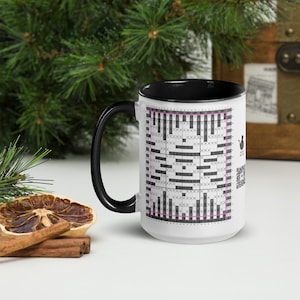 Pandora&#39;s Mosaic Crochet Mug - mosaic crochet pattern, coffee mug for crocheters, secret santa gift, christmas gift, stocking stuffer