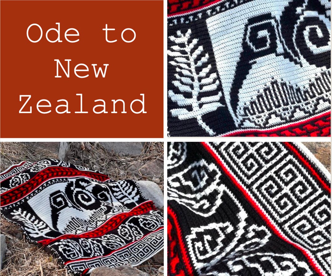 Ode to New Zealand Overlay Mosaic Crochet PATTERN ONLY - Etsy Denmark