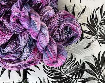 Berry Crush Hand-Dyed DK Cotton Variegated Yarn