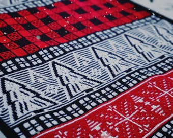 Mosaic Crochet Blanket Pattern: Buffalo Plaid Snowflake Design (PDF Pattern