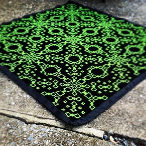 Closed Circuit Mosaic Crochet PATTERN: Geometric Tech Design (PDF Pattern)