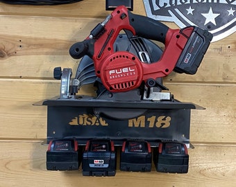 Milwaukee M18 - Circular Saw / Power Tool / Battery Holder / Organizer / Rack / Hanger/ Steel