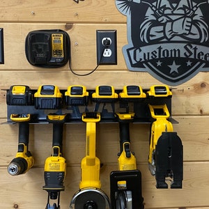 Dewalt 20v - Power Tool / Battery Holder / Organizer / Rack / Hanger/ Steel