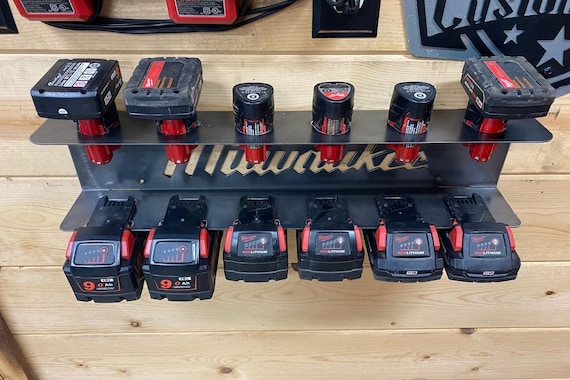 Cordless drill battery holder hot sale