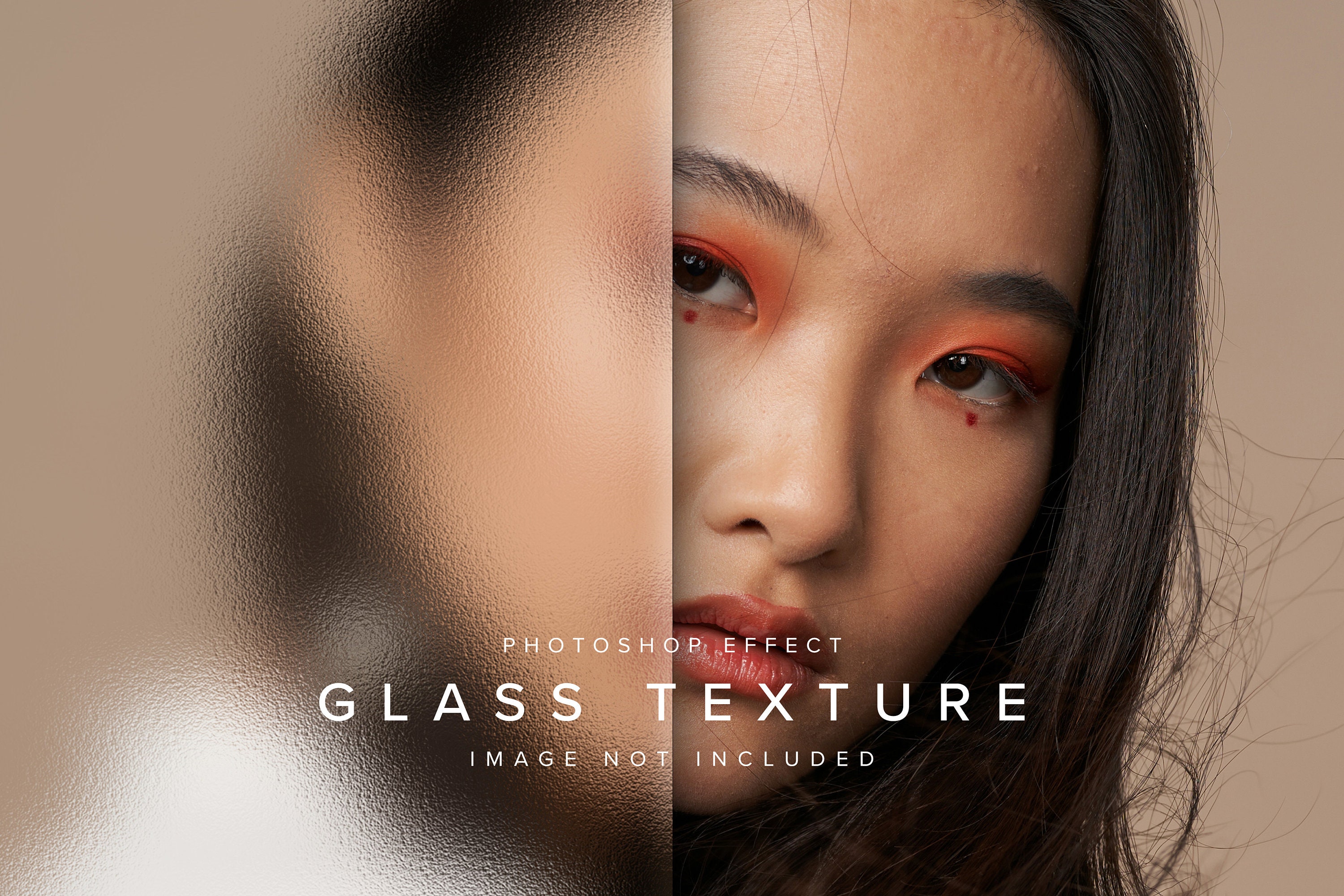 Glass Texture PSD Photo Effect Digital Download Etsy
