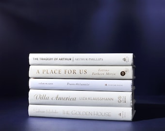 White Decorative Books: Curated Bookshelf Decor, Readable Home Accents
