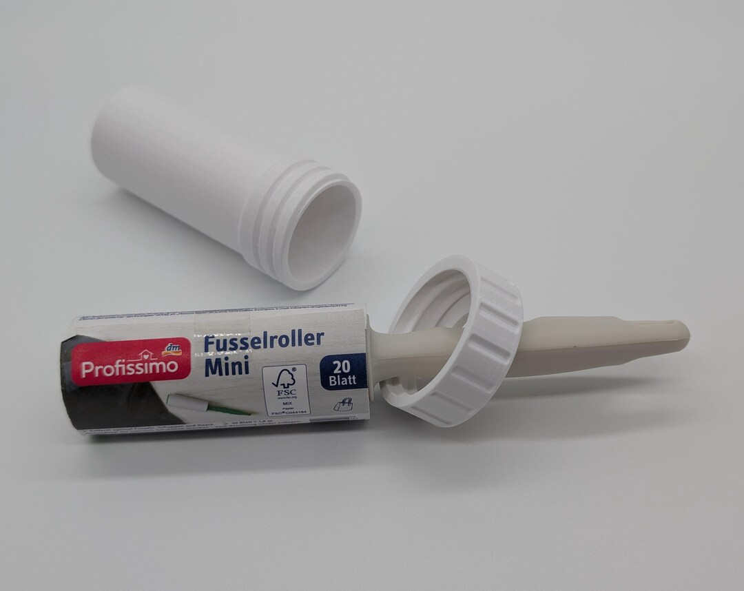 Fusselroller Mini Box Aufbewahrungsbox Container to go Handtasche Schutz Sicherung dm