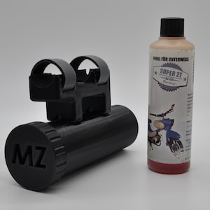 Oil bottle holder MZ ETZ 125 150 mixed oil gift GDR